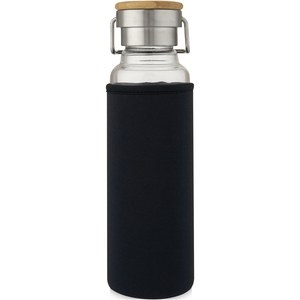 PF Concept 100696 - Thor 660 ml glasflaska med neoprenfodal Solid Black