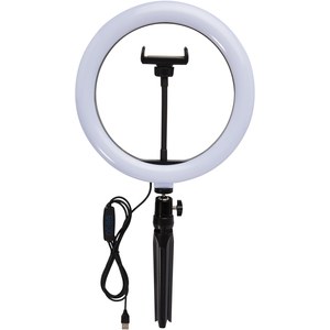 PF Concept 124248 - Studio ringlampa för selfies och vloggning med telefonhållare och stativ Solid Black