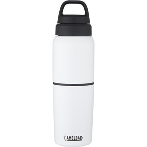 CamelBak 100716 - CamelBak® MultiBev vakuumisolerad 500 ml flaska i rostfritt stål med 350 ml kopp White