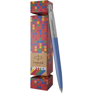 Parker 107800 - Parker Jotter Cracker presentförpackning med pennor Process Blue