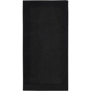 Seasons 117005 - Nora handduk av 550 g/m² bomull, 50 x 100 cm Solid Black