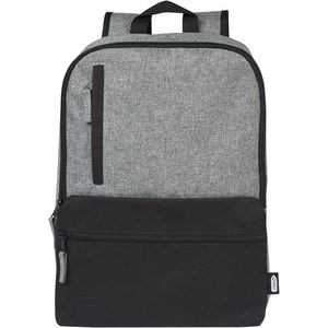 PF Concept 120655 - Reclaim 15 tums tvåfärgad laptopväska av återvunnen GRS på 14 l Solid Black