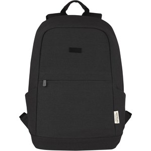 PF Concept 120677 - Joey stöldsäker 15,6 tums laptopväska av GRS-återvunnen canvas, 18 l Solid Black