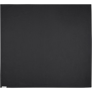 Seasons 113337 - Abele 150 x 140 cm våffelfilt i bomull Solid Black