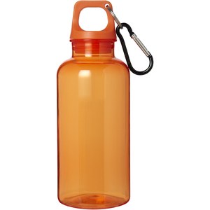 PF Concept 100778 - Oregon 400 ml vattenflaska av RCS-certifierad återvunnen plast med karbinhake Orange