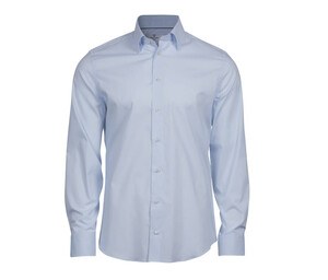 TEE JAYS TJ4024 - Fitted and stretch men's dress shirt Light Blue
