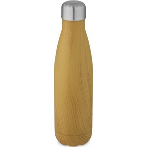 PF Concept 100683 - Cove 500 ml vakuumisolerad flaska av rostfritt stål med tryck i trä